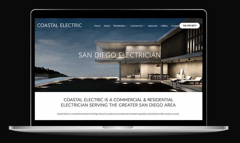 Example Electricians website